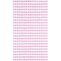 Strasuri din acril pentru make-up, par sau corp cu adeziv SGS015AA Pink de 3mm 1040 buc 